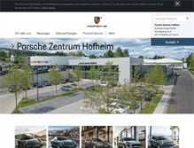 Tablet Screenshot of porsche-hofheim.de